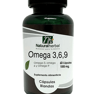 Omega 3,6,9 - 60 Capsulas - 1000 mg