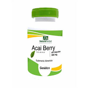 Acai Berry - 500 mg x 60 capsulas