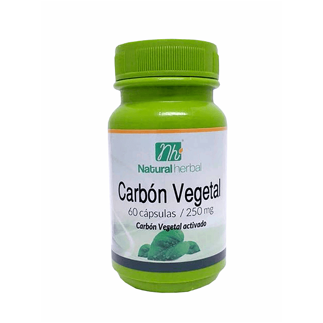 Carbón Vegetal - 60 Cápsulas 250 mg.