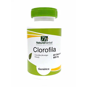 Clorofila - 60 Cápsulas 500 mg