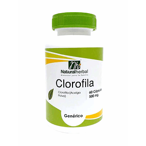 Clorofila - 60 Cápsulas 500 mg