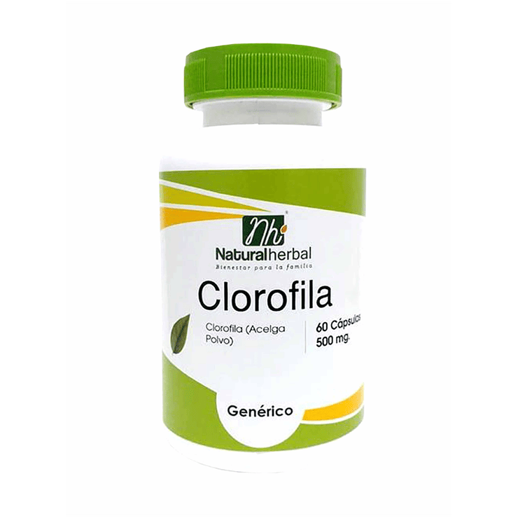 Clorofila - 60 Cápsulas 500 mg 1