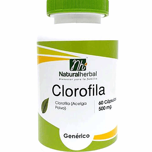 Clorofila - 60 Cápsulas 500 mg