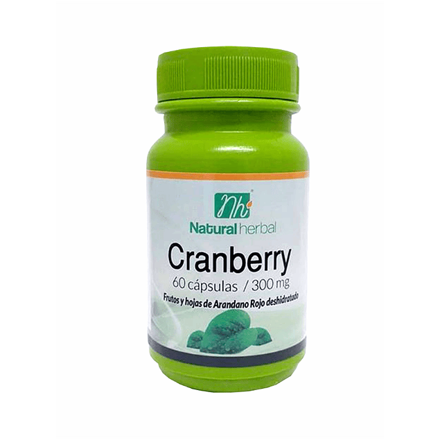 Cramberry (Arándanos Rojos) 60 capsulas 300mg.