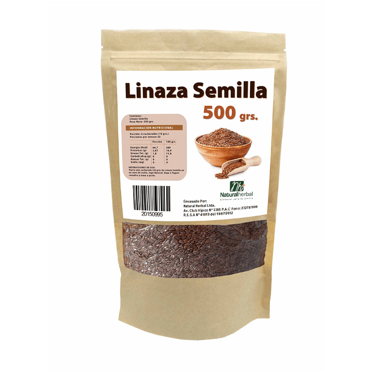 Linaza entera omega 3 NaturalHerbal 500 gr