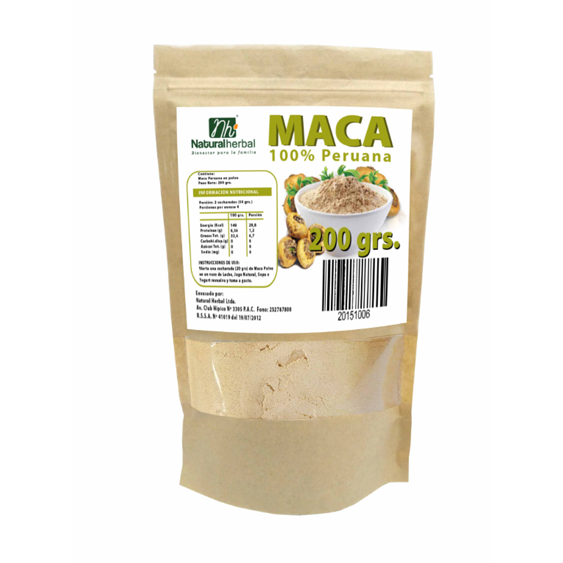 Maca polvo - 200 gr.   1