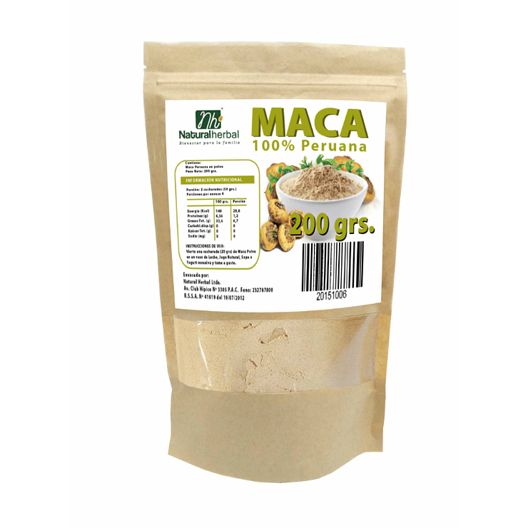 Maca polvo - 200 gr.   1