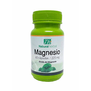 Magnesio - 60 Cápsulas 225 mg.