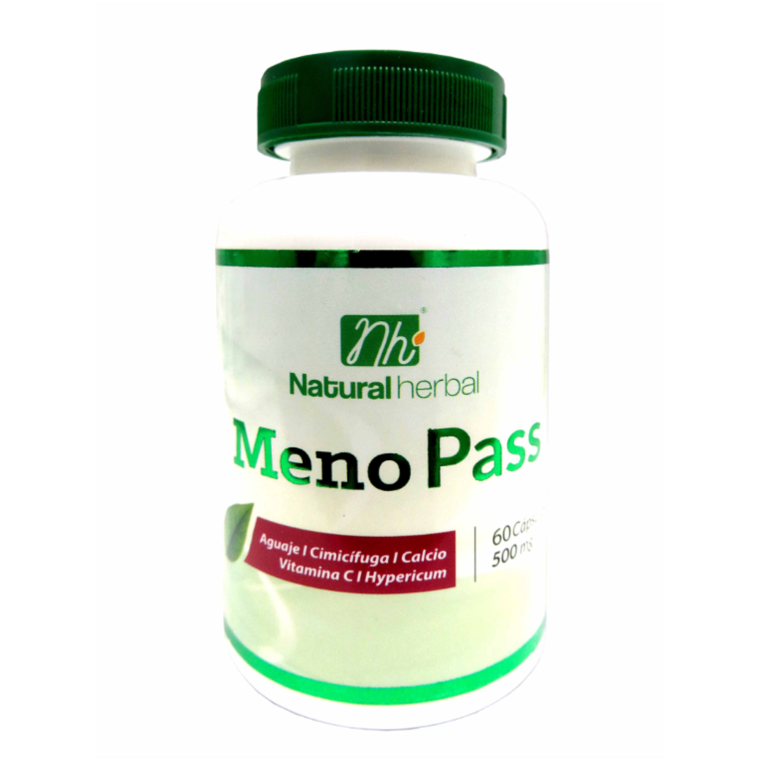 Menopass - 60 Cápsulas 500 mg. 1