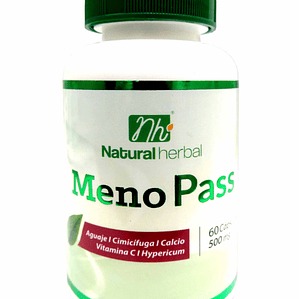 Menopass - 60 Cápsulas 500 mg.