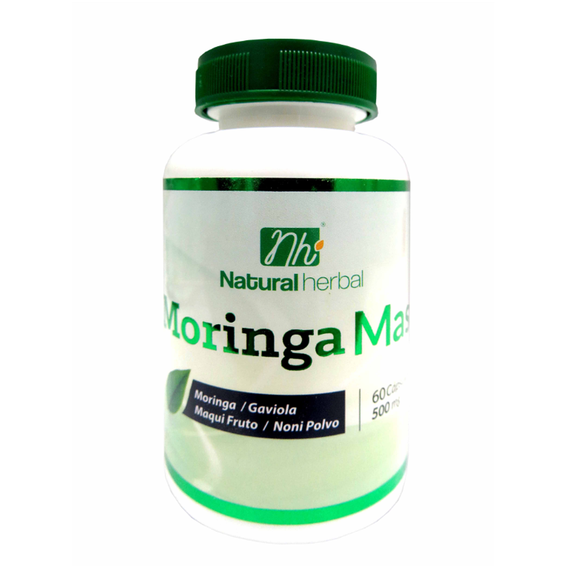 MoringaMass - 60 Cápsulas 500 mg. 1