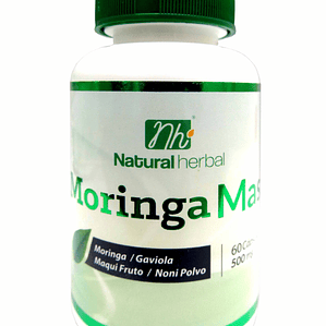 MoringaMass - 60 Cápsulas 500 mg.