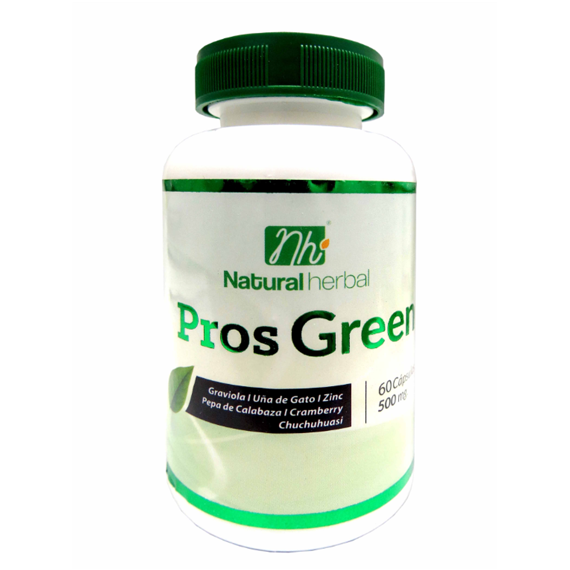Prosgreen - 60 Cápsulas 500 mg. 1