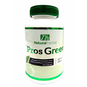 Prosgreen - 60 Cápsulas 500 mg.