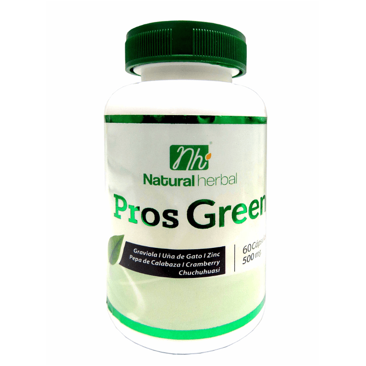 Prosgreen - 60 Cápsulas 500 mg. 1
