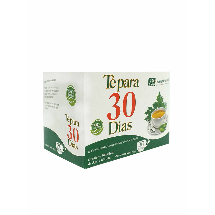 Té para 30 días - 30 Bol. de 3 gr. 1