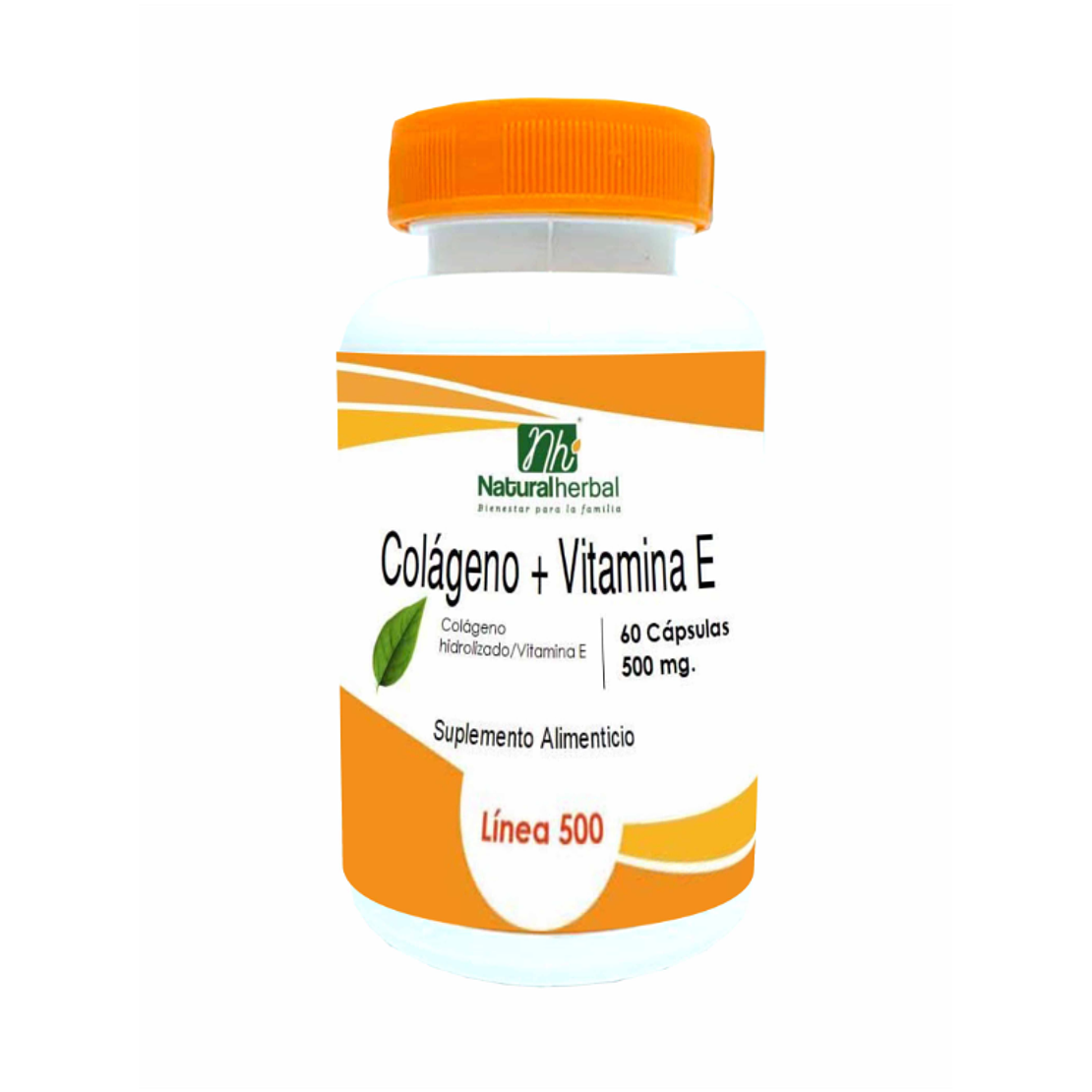 Colágeno + Vitamina E | 500mg x 60 caps 1