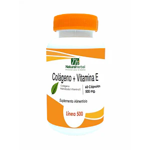Colágeno + Vitamina E | 500mg x 60 caps