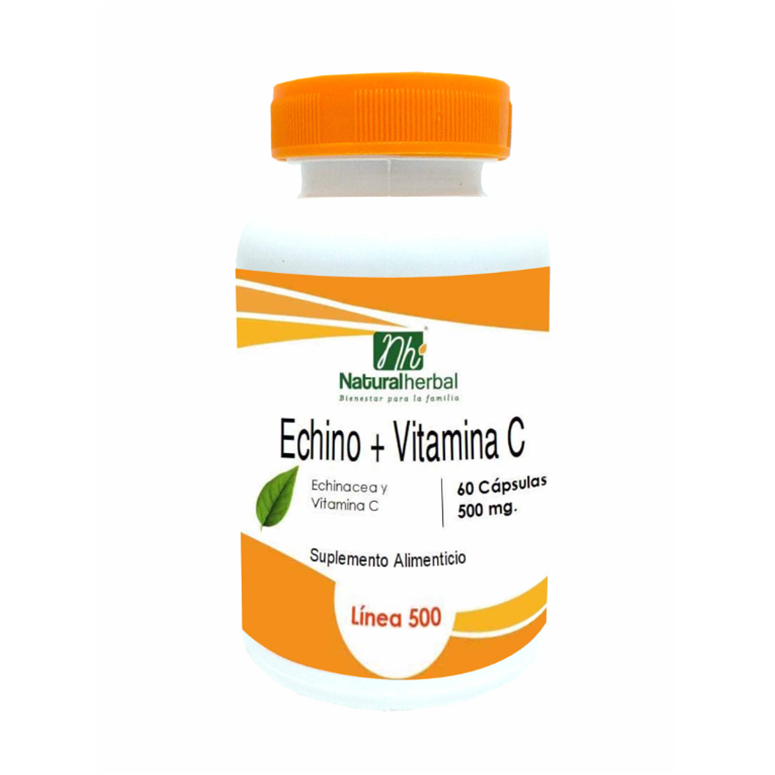 Echino + vitamina C - 500mg x 60 caps 1
