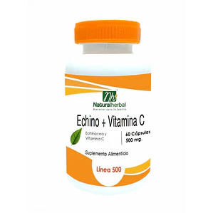 Echino + vitamina C - 500mg x 60 caps