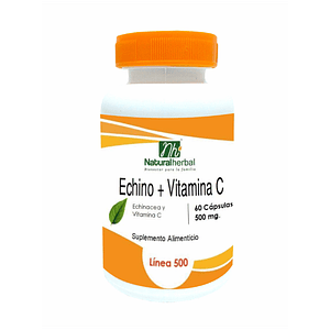 Echino + vitamina C - 500mg x 60 caps