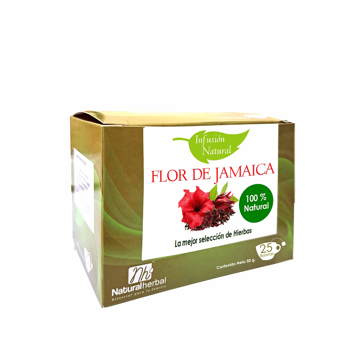 Flor de Jamaica 25 bolsitas te 1