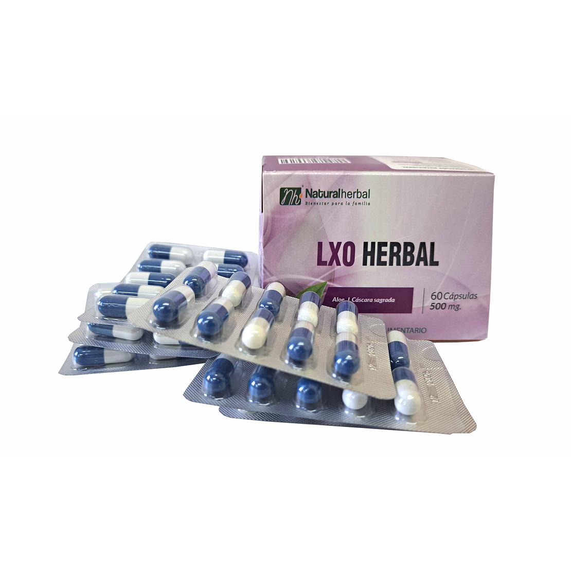 Lxo Herbal - 60 Cápsulas 500 mg. 3