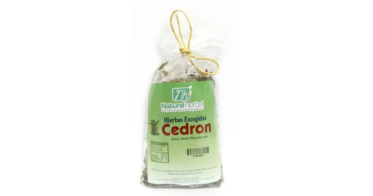 Cedrón 40gr Hierba Seca: Digestivo Calmante Natural