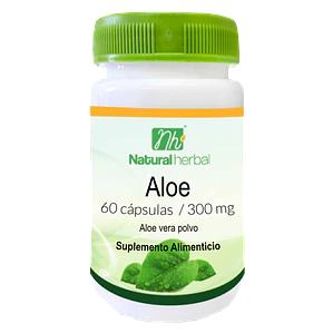 Aloe - 60 Cápsulas 300 mg.