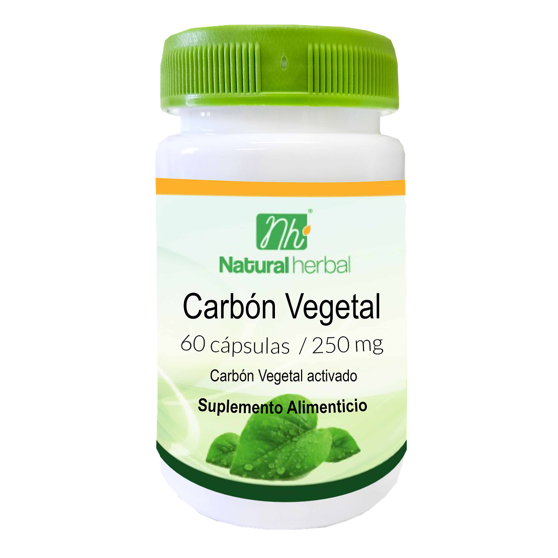 Carbón Vegetal - 60 Cápsulas 250 mg. 1