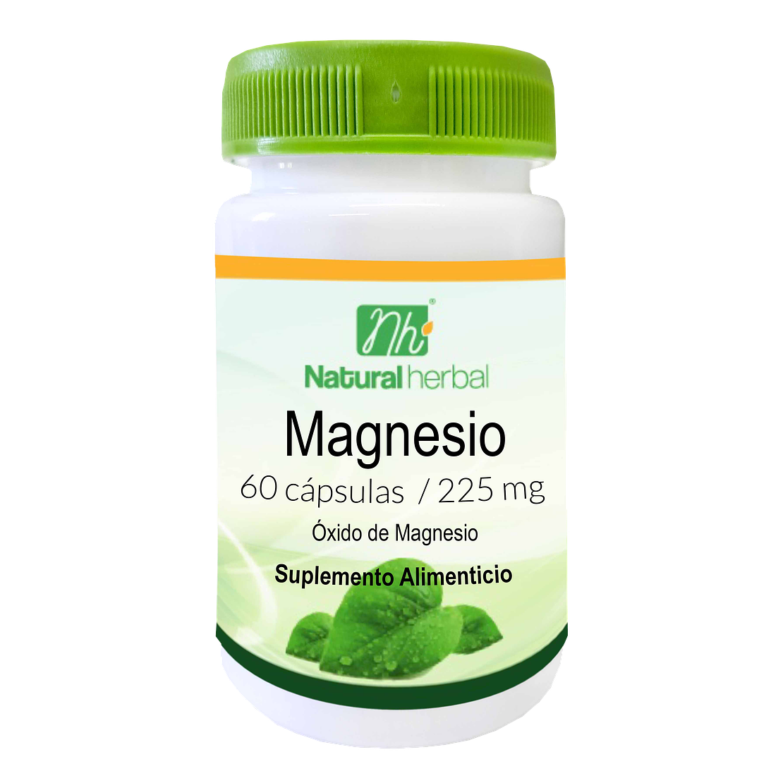 Magnesio - 60 Cápsulas 225 mg. 1