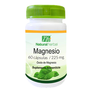 Magnesio - 60 Cápsulas 225 mg.
