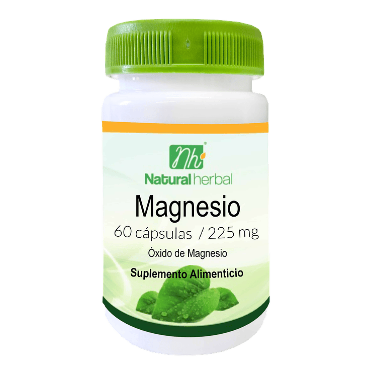 Magnesio - 60 Cápsulas 225 mg. 1