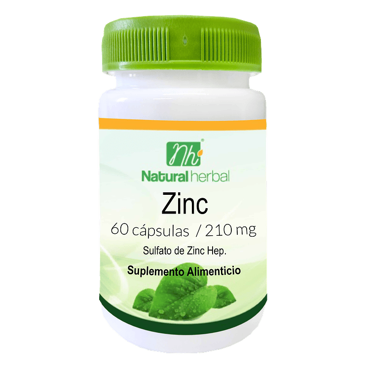 Zinc - 60 Cápsulas 210 mg. 1