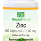 Zinc - 60 Cápsulas 210 mg. - Miniatura 1