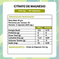 Citrato de Magnesio - 90 Cápsulas 310 mg. - Miniatura 2