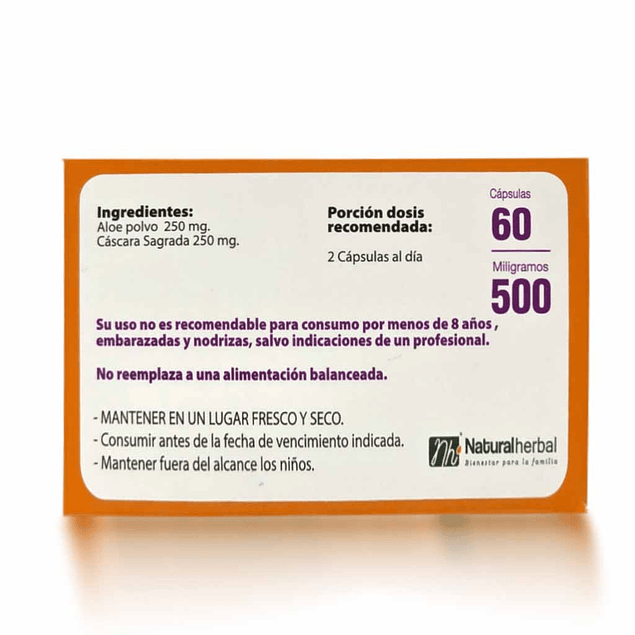 Lxo Herbal - 60 Cápsulas 500 mg.