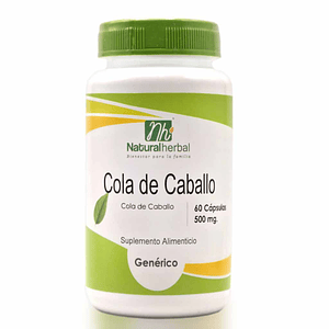 Cola de Caballo - 60 Cápsulas 500 mg.