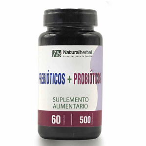 Probioticos + Prebioticos 60 capsulas