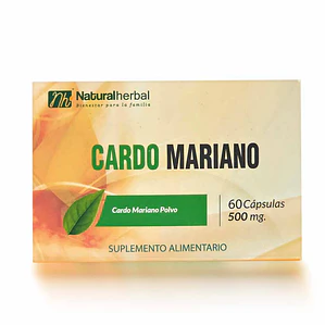 Cardo Mariano - 60 Cápsulas 500 mg.