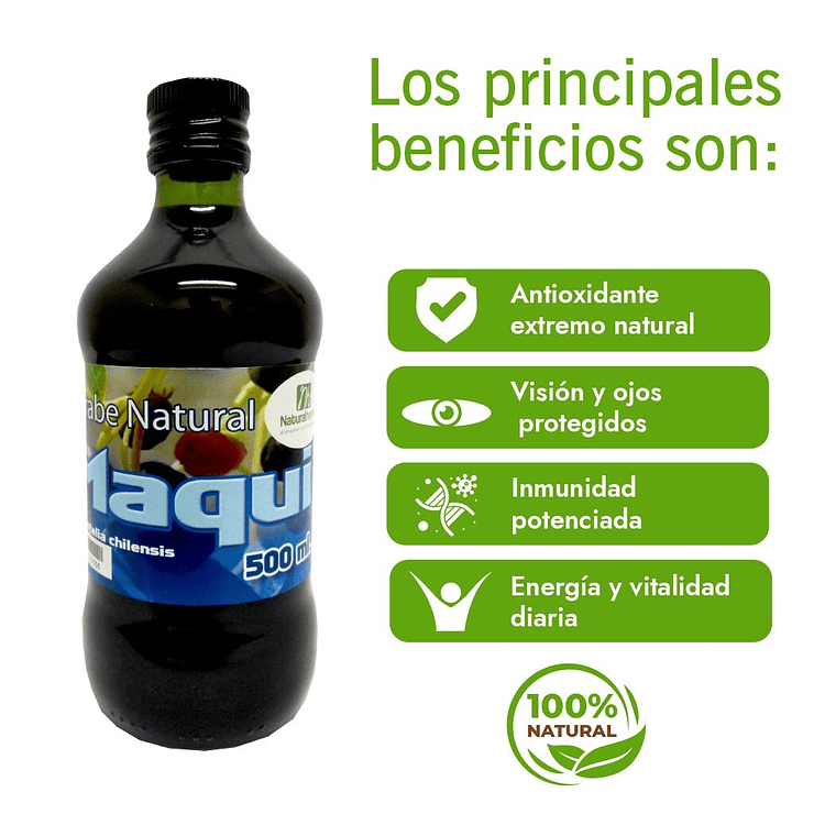 Jarabe Maqui - 500 ml.   3