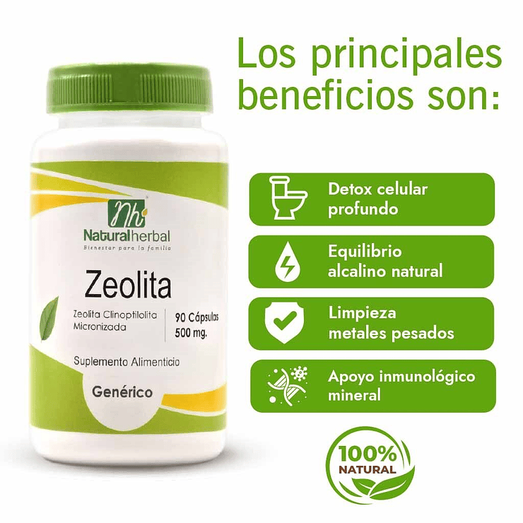 Zeolita - 90 Cápsulas 500 mg. 3