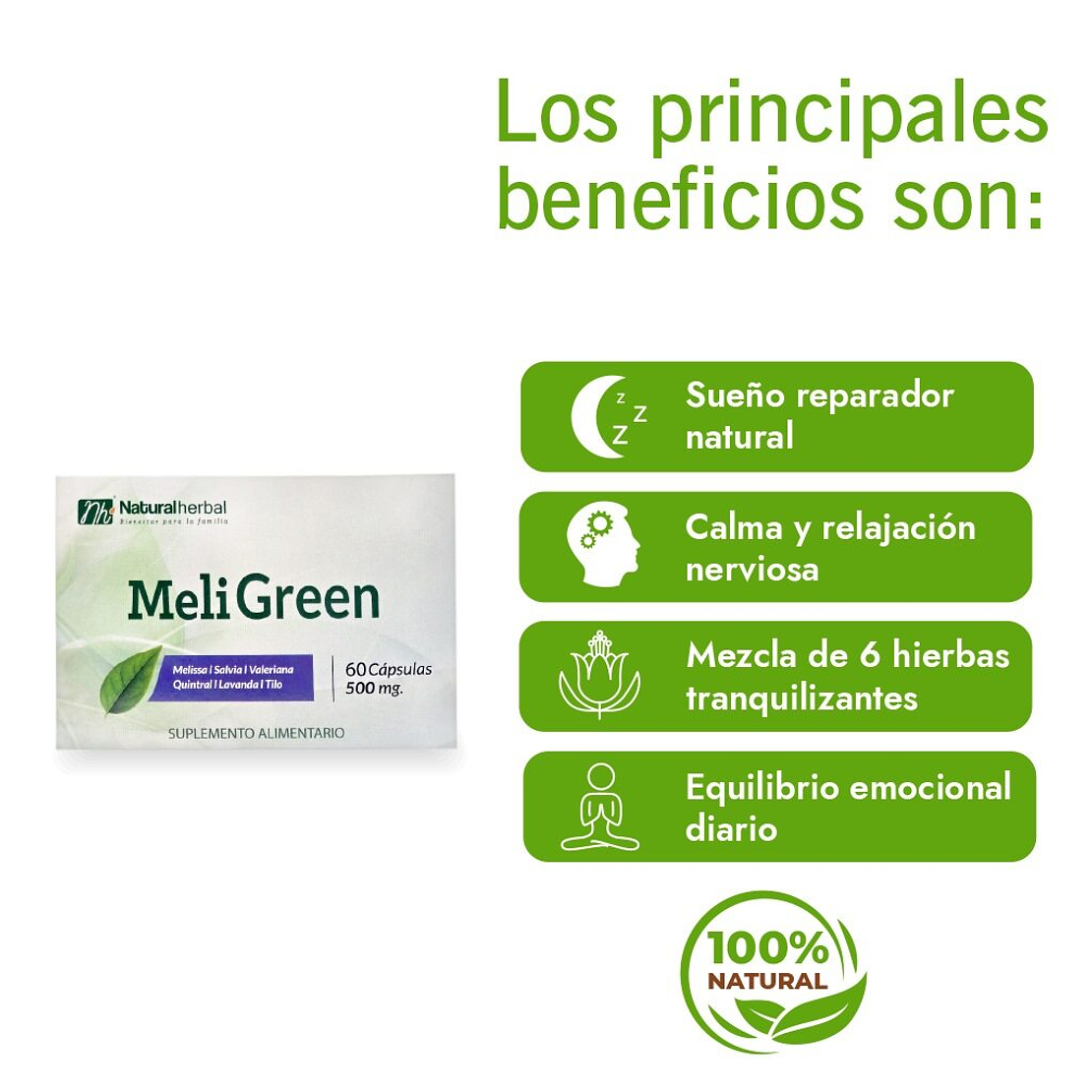 Meligreen - 60 Cápsulas 500 mg. 5