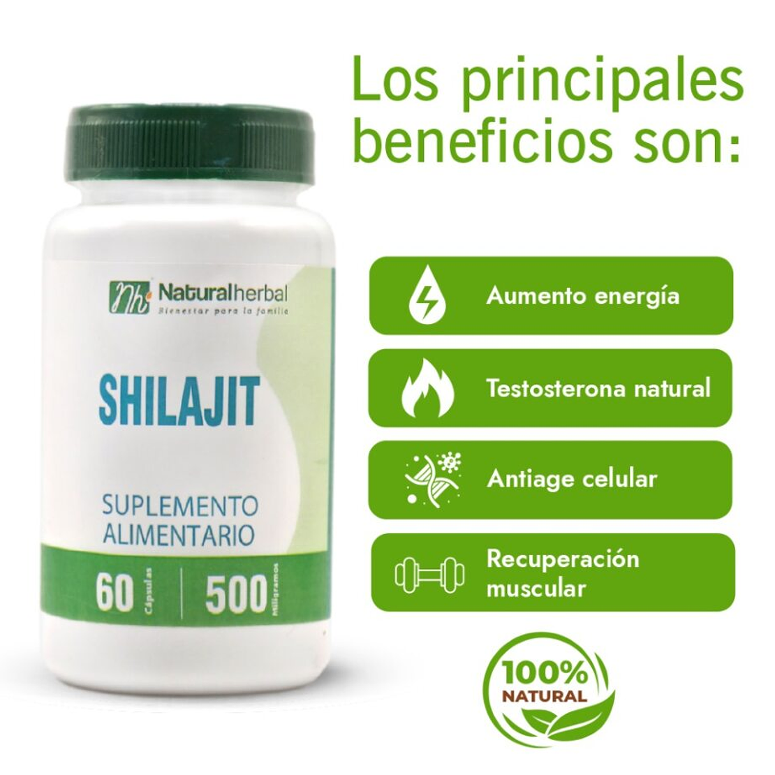 Shilajit 500 mg x 60 capsulas 4