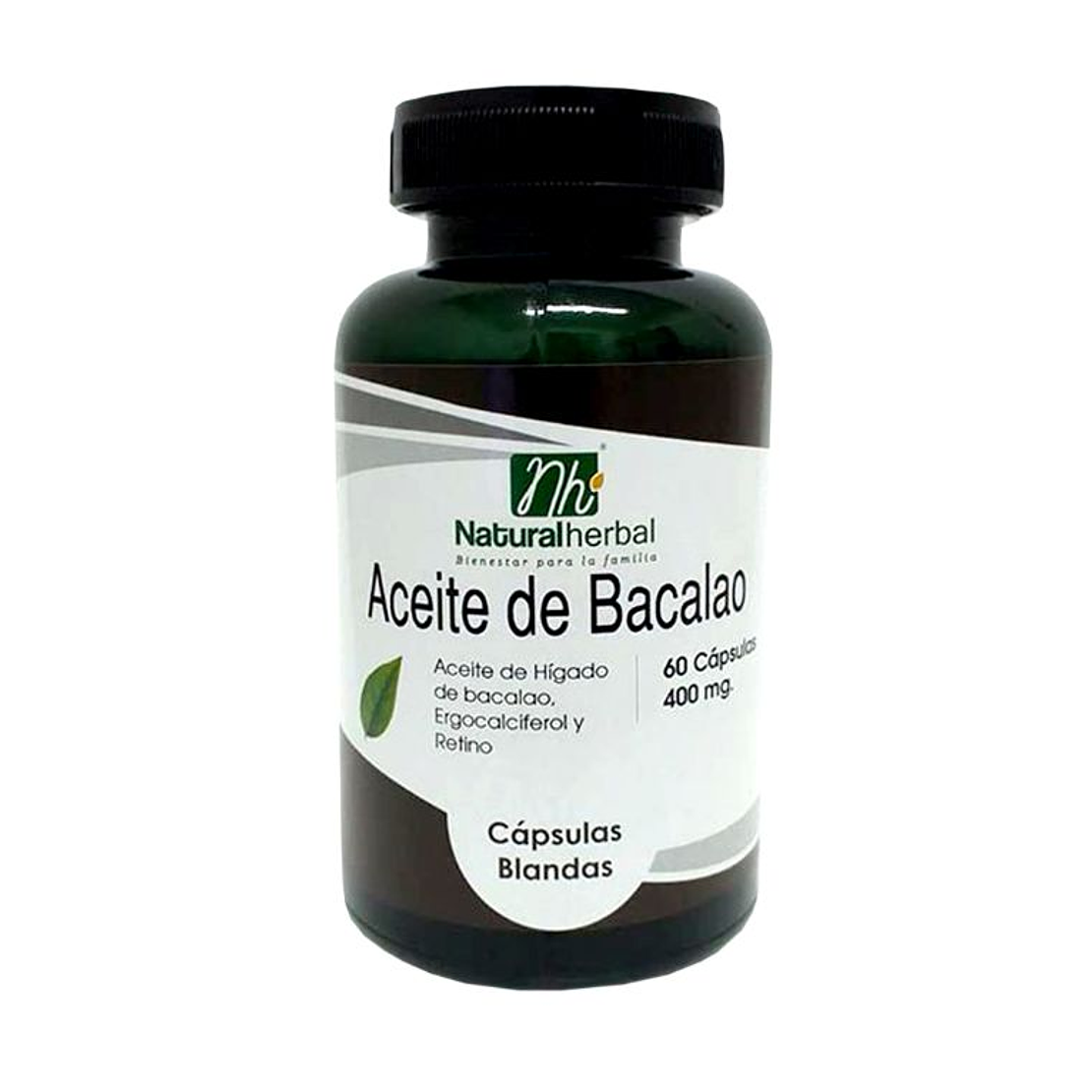 Aceite Bacalao - 60 Cápsulas 400 mg. 1