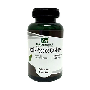Pepa Calabaza - 60 Cápsulas 1000 mg.