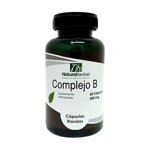 Complejo B - 60 Cápsulas 500 mg.