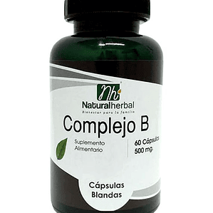 Complejo B - 60 Cápsulas 500 mg.