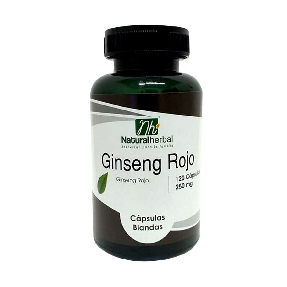 Ginseng 120 Cápsulas 250 mg.