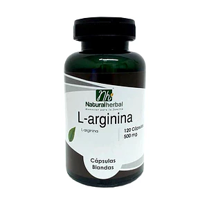 L-Arginina - 120 Cápsulas   500 mg.